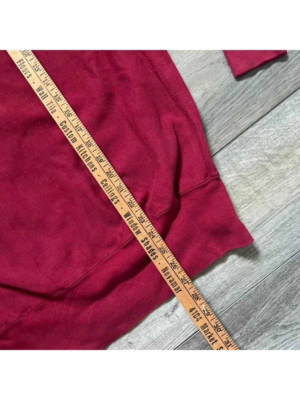 Vintage Champion Men's L Reverse Weave Crewneck Sweatshirt Red Made In USA